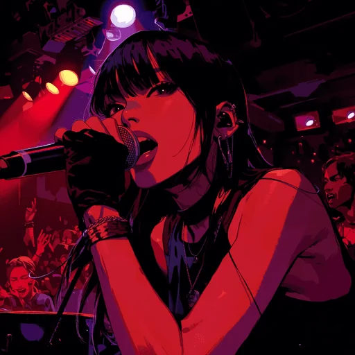 Actuación en Vivo de Rapera Japonesa de Dark Pop