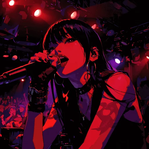 Actuación en Vivo de Rapera Japonesa de Dark Pop