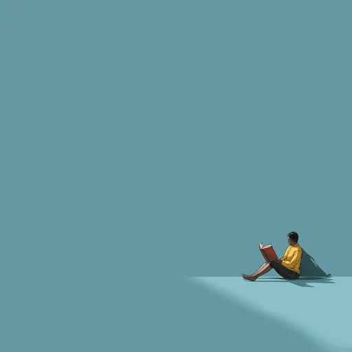 Ilustración Minimalista de Beethoven Tocando el Piano