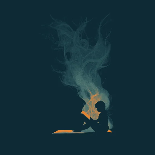 Ilustración Minimalista de Beethoven Tocando el Piano