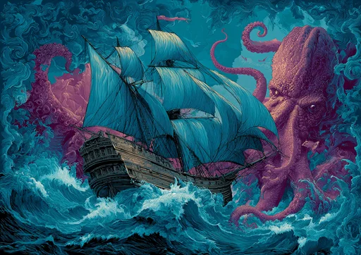 Ataque del Monstruoso Pulpo-Ceclacanto