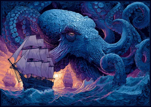 Ataque del Monstruoso Pulpo-Ceclacanto