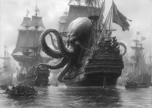 Ataque del Monstruoso Pulpo-Ceclacanto