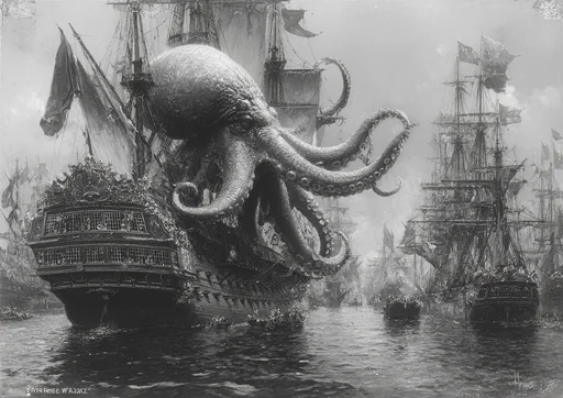 Ataque del Monstruoso Pulpo-Ceclacanto