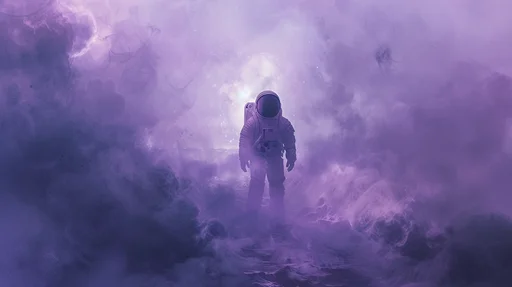 Astronauta en Nube Atmosférica